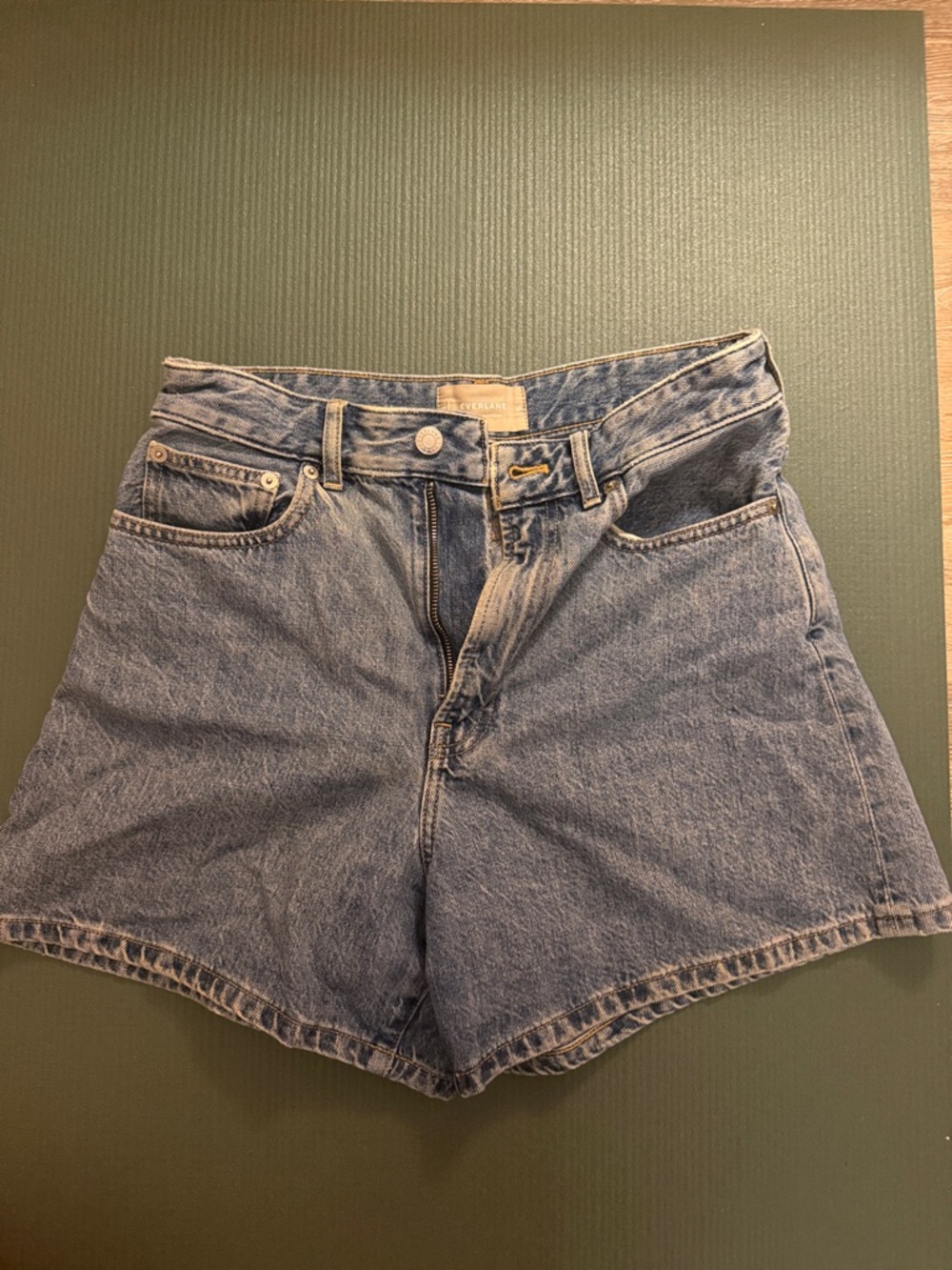 Everlane A-Line Denim Shorts